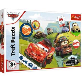 TREFL MAXI ΠΑΖΛ 24τεμ  DISNEY HAPPY CARS 14352