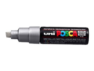 POSCA ΜΑΡΚΑΔΟΡΟΣ ΧΟΝΔΡΟΣ PC8KE ΑΣΗΜΙ (SILVER)