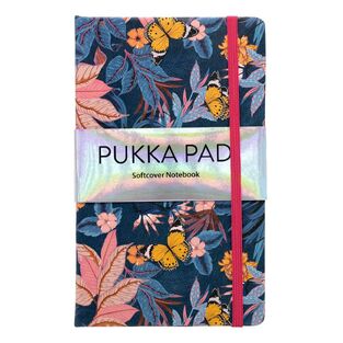 PUKKA BLOOM ΣΗΜΕΙΩΜΑΤΑΡΙΟ 13x21cm 96φ ΜΕ ΓΡΑΜΜΕΣ ΜΠΛΕ ΜΕ ΠΕΤΑΛΟΥΔΕΣ 9491BLM