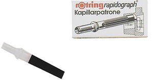 ROTRING ΑΜΠΟΥΛΕΣ ΡΑΠΙΤΟΓΡΑΦΟΥ ΜΑΥΡΕΣ 3τεμ