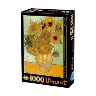 D TOYS ΠΑΖΛ 1000 ΤΕΜΑΧΙΩΝ 68x47cm SUNFLOWERS VINCENT VAN GOGH 66916VG01