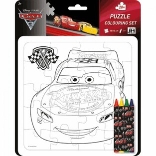 CARS 3 PUZZLE COLOURING SET (ΠΑΖΛ ΜΕ ΣΕΤ ΖΩΓΡΑΦΙΚΗΣ) (ΣΕΙΡΑ ΑΥΤΟΚΙΝΗΤΑ Νο 3)