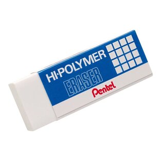 PENTEL ΓΟΜΑ HI POLYMER ΜΕΓΑΛΗ ΑΣΠΡΗ ZEH10