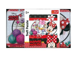 TREFL ΠΑΖΛ 160 ΤΕΜΑΧΙΩΝ ΣΕ ΜΕΤΑΛΛΙΚΟ ΚΟΥΤΙ MINNIE MOUSE ΜΙΝΝΙ 53012