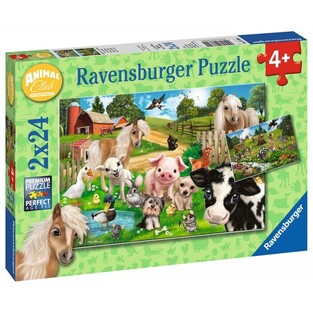 RAVENSBURGER ΠΑΖΛ 2Χ24 ΤΕΜΑΧΙΑ ΓΛΥΚΑ ΖΩΑΚΙΑ 07830