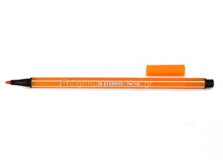 STABILO PEN ΜΑΡΚΑΔΟΡΑΚΙ 68 30 ΣΚΟΥΡΟ ΠΟΡΤΟΚΑΛΙ PALE VERMILLION 1mm