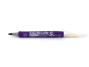 ARTLINE DECORITE BRUSH ΜΑΡΚΑΔΟΡΟΣ ΜΕ ΜΥΤΗ ΠΙΝΕΛΟΥ ΜΕΤΑΛΙΖΕ ΜΩΒ