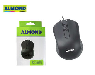 ALMOND ΕΝΣΥΡΜΑΤΟ ΠΟΝΤΙΚΙ USB ΜΑΥΡΟ 4337661