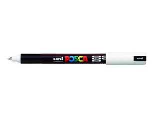 POSCA ΜΑΡΚΑΔΟΡΟΣ ΛΕΠΤΟΣ PC1MR 0.7mm ΑΣΠΡΟ (WHITE)