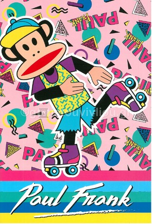 BACK ME UP BMU PAUL FRANK ΤΕΤΡΑΔΙΟ ΚΑΡΦΙΤΣΑ 17x25cm 40φ RETRO ΠΑΤΙΝΙΑ 34674400