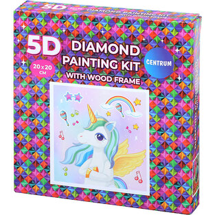 CENTRUM DIAMOND PAINTING KIT 5D (ΧΑΝΤΡΕΣ) 20x20cm ΜΕ ΚΟΡΝΙΖΑ ΜΟΝΟΚΕΡΟΣ 89773